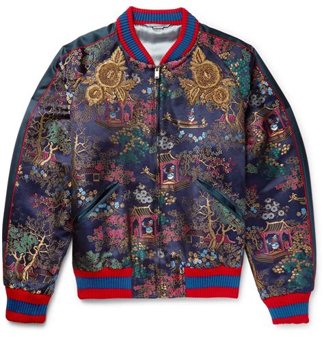 gucci jacquard suit|Gucci embroidered jacket.